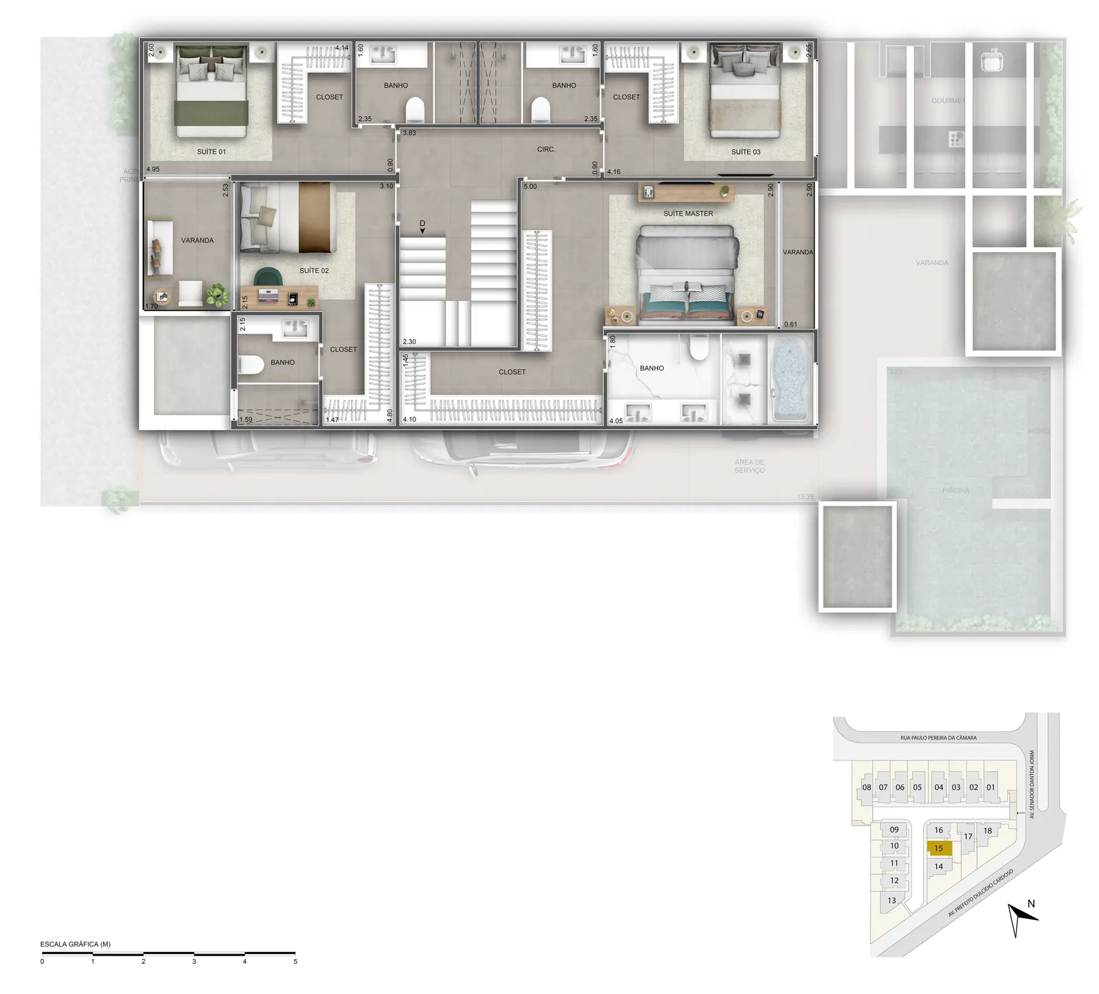 Planta humanizada: Art Design · 1º pavimento