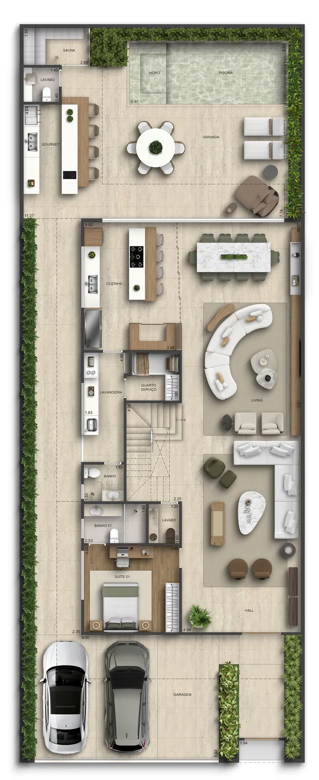 Planta humanizada: Santa Helena 2 · térreo