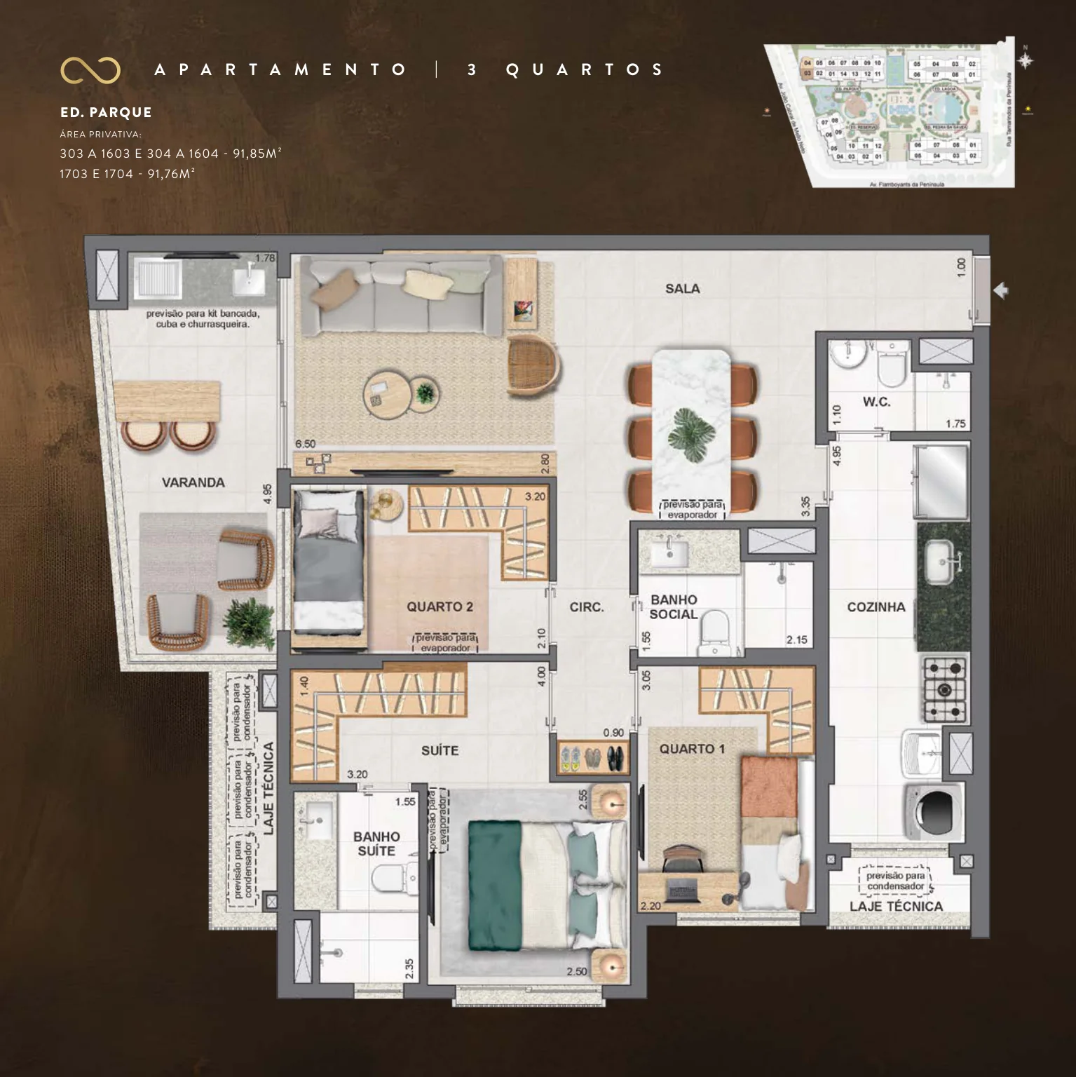 Planta humanizada: 3 quartos do Endless