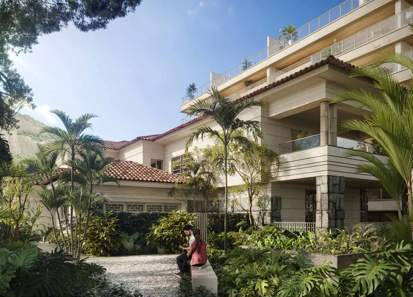 A casa art déco preservada do Oba Urca, com jardim na frente