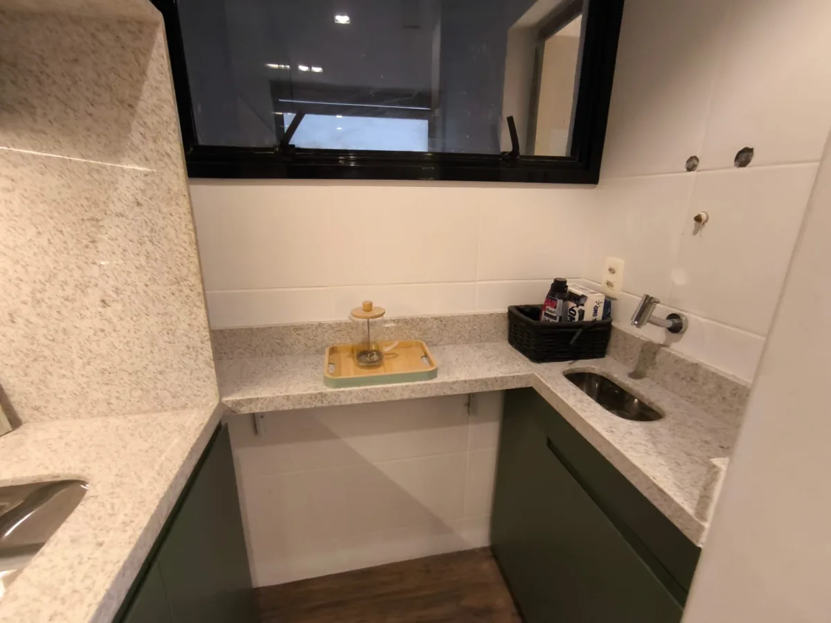 Cozinha do apartamento decorado