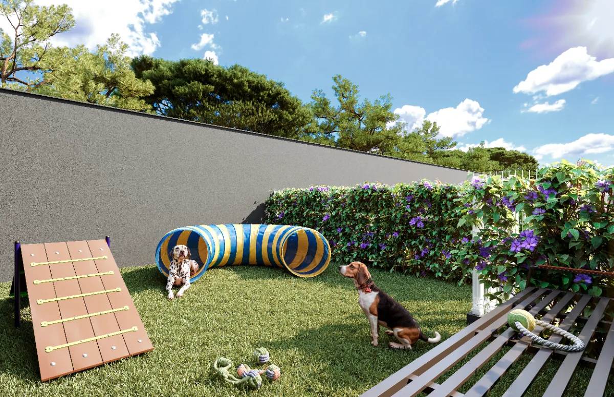 Pet place ao ar livre