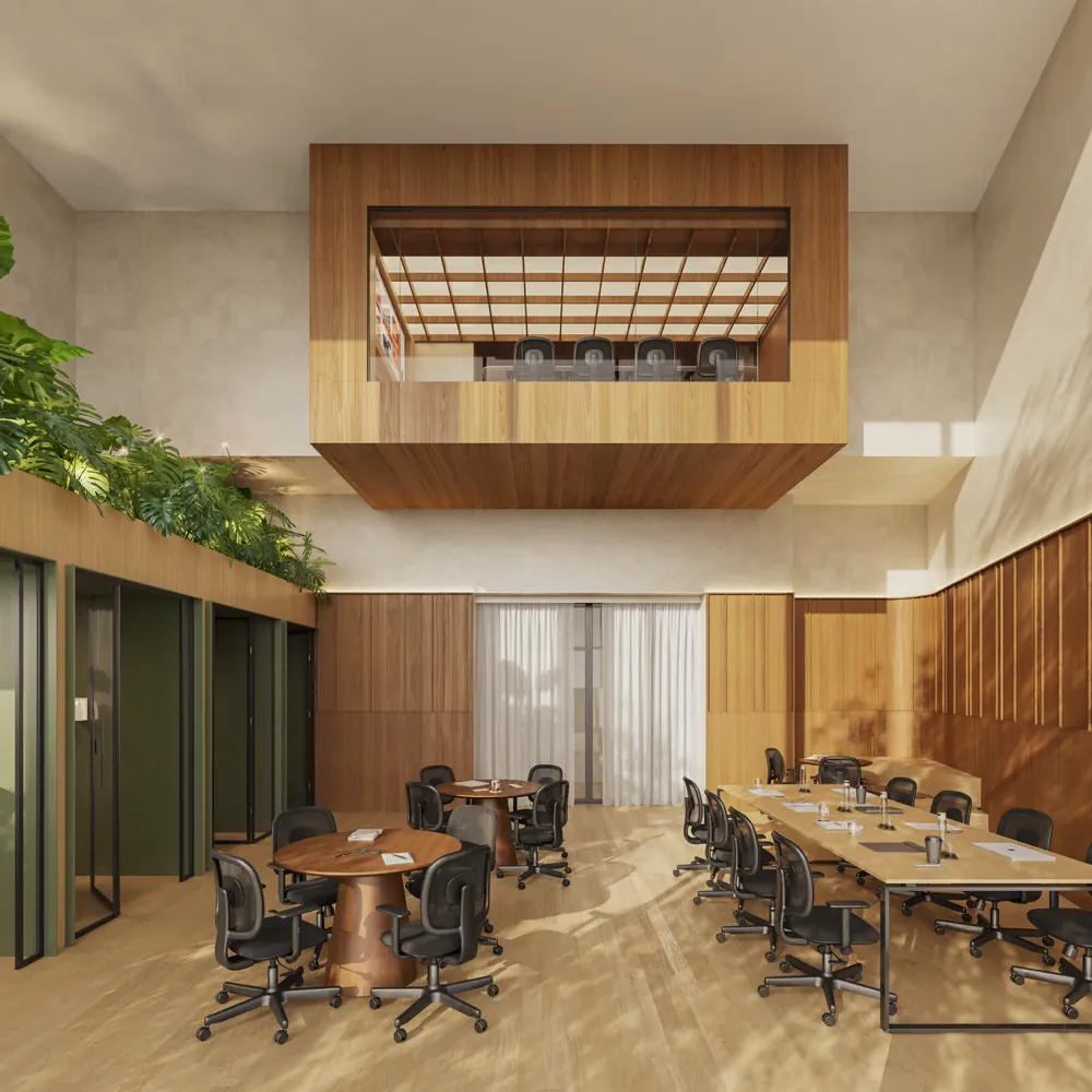 Coworking e salas de reunião
